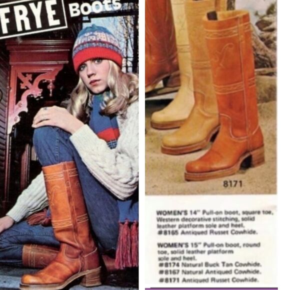 Frye Shoes Frye Womens Black Label Leather Campus Boot Vintage 97s